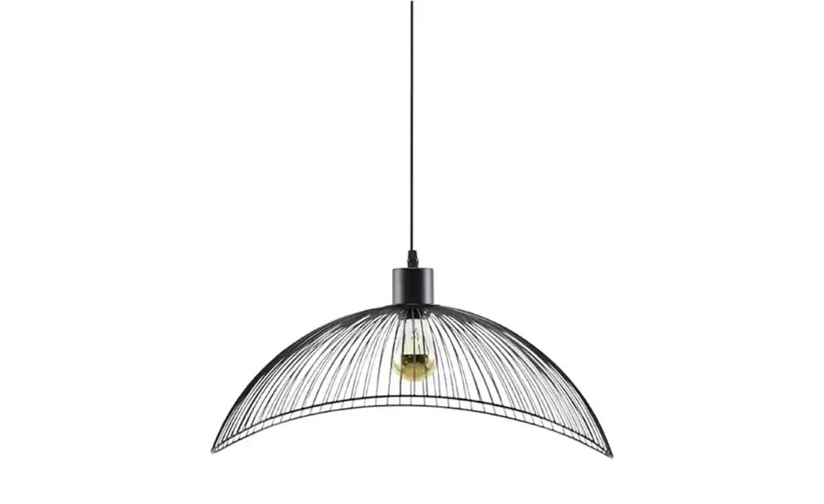 Bild 1 von KHG Pendelleuchte, 1-flammig, Drahtschirm schwarz