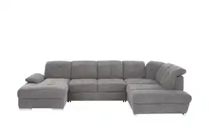 Wohnlandschaft   ¦ grau ¦ Maße (cm): B: 377 H: 103 T: 246.0 Polstermöbel > Sofas > Schlafsofas - Möbel Kraft