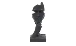 Deko Skulptur Gesicht   ¦ schwarz ¦ Polyresin (Kunstharz) ¦ Maße (cm): B: 13,2 H: 31,2 T: 11.0 Dekoration > Dekoartikel - Möbel Kraft