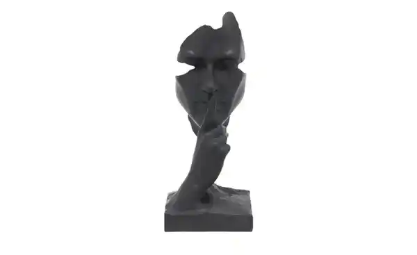 Bild 1 von Deko Skulptur Gesicht   ¦ schwarz ¦ Polyresin (Kunstharz) ¦ Maße (cm): B: 13,2 H: 31,2 T: 11.0 Dekoration > Dekoartikel - Möbel Kraft