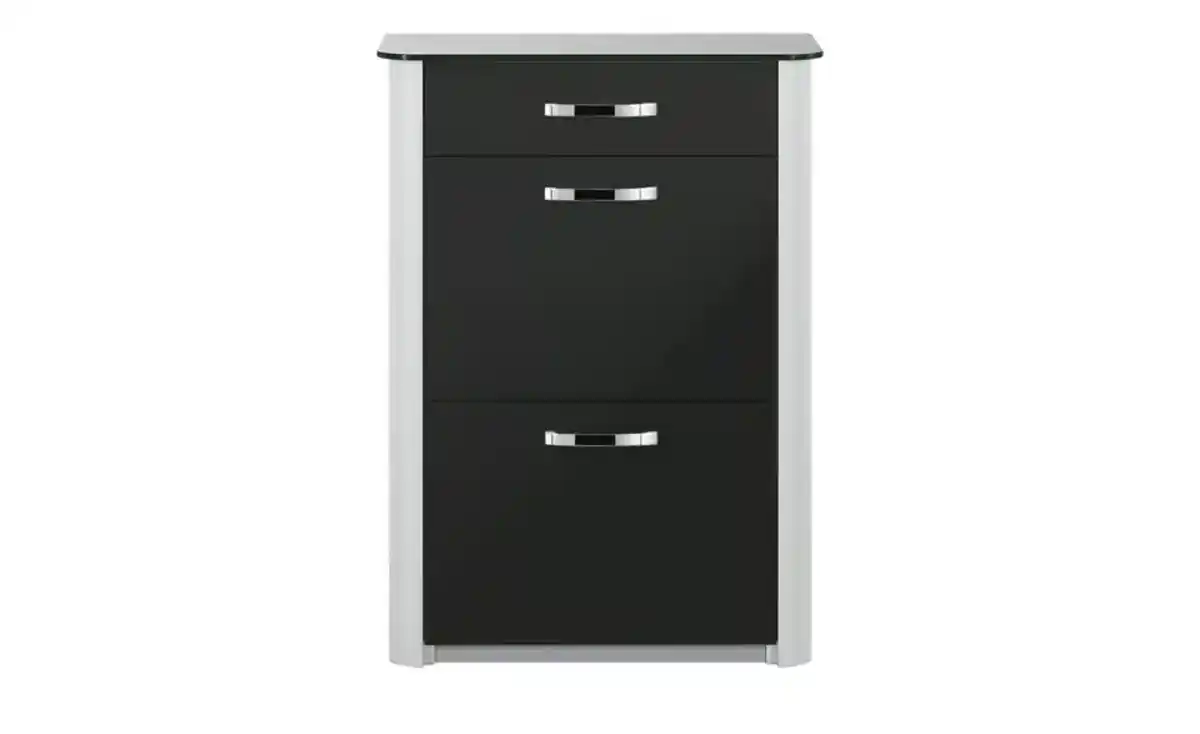 Bild 3 von Schuhschrank   ¦ schwarz ¦ Maße (cm): B: 71 H: 97 T: 35.0 Garderoben & Kleiderstangen > Schuhgarderoben & Schränke - Möbel Kraft