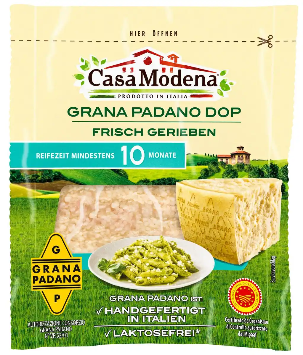 Bild 1 von CASA MODENA Grana Padano DOP, 50-g-Packg.