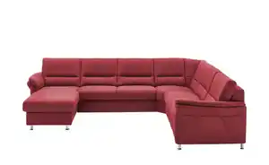 Kollektion Kraft Wohnlandschaft mit Boxspringpolsterung  Donald ¦ rot ¦ Maße (cm): B: 330 H: 89 T: 173.0 Polstermöbel > Sofas > Wohnlandschaften - Möbel Kraft