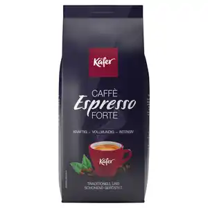 KÄFER Kaffee 1 kg, Caffè Espresso Forte