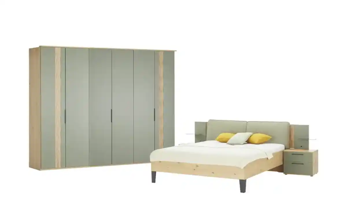 Bild 1 von Komplett-Schlafzimmer   ¦ grün Komplett-Schlafzimmer - Möbel Kraft