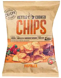 KETTLE COOKED Kartoffelchips, 150-g-Packg.