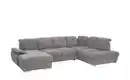 Bild 3 von Wohnlandschaft   ¦ grau ¦ Maße (cm): B: 377 H: 103 T: 246.0 Polstermöbel > Sofas > Schlafsofas - Möbel Kraft