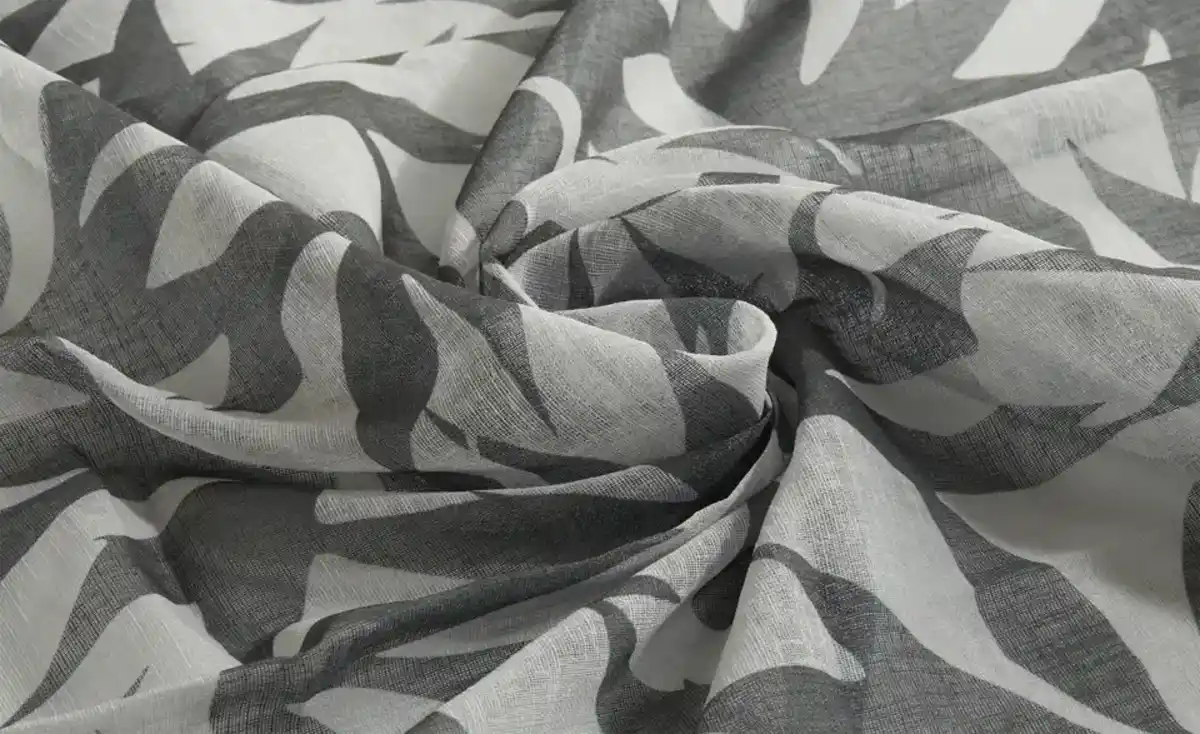 Bild 2 von como Ösenschal  Alma ¦ grau ¦ Synthetik ¦ Maße (cm): B: 140 H: 245 Gardinen & Vorhänge > Gardinen > Ösenschals - Möbel Kraft