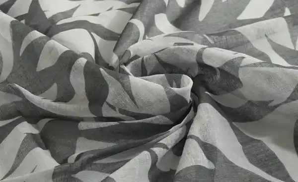 Bild 2 von como Ösenschal  Alma ¦ grau ¦ Synthetik ¦ Maße (cm): B: 140 H: 245 Gardinen & Vorhänge > Gardinen > Ösenschals - Möbel Kraft