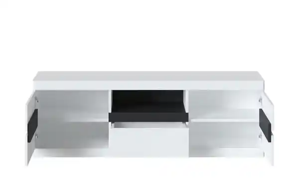 Bild 2 von Lowboard   ¦ weiß ¦ Maße (cm): B: 150 H: 50 T: 39.9 Kommoden & Sideboards > Lowboards - Möbel Kraft