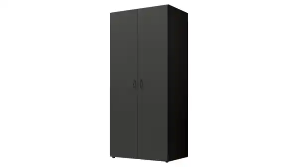 Bild 1 von Kleiderschrank graphit - 80 cm - 2-türig - BASE