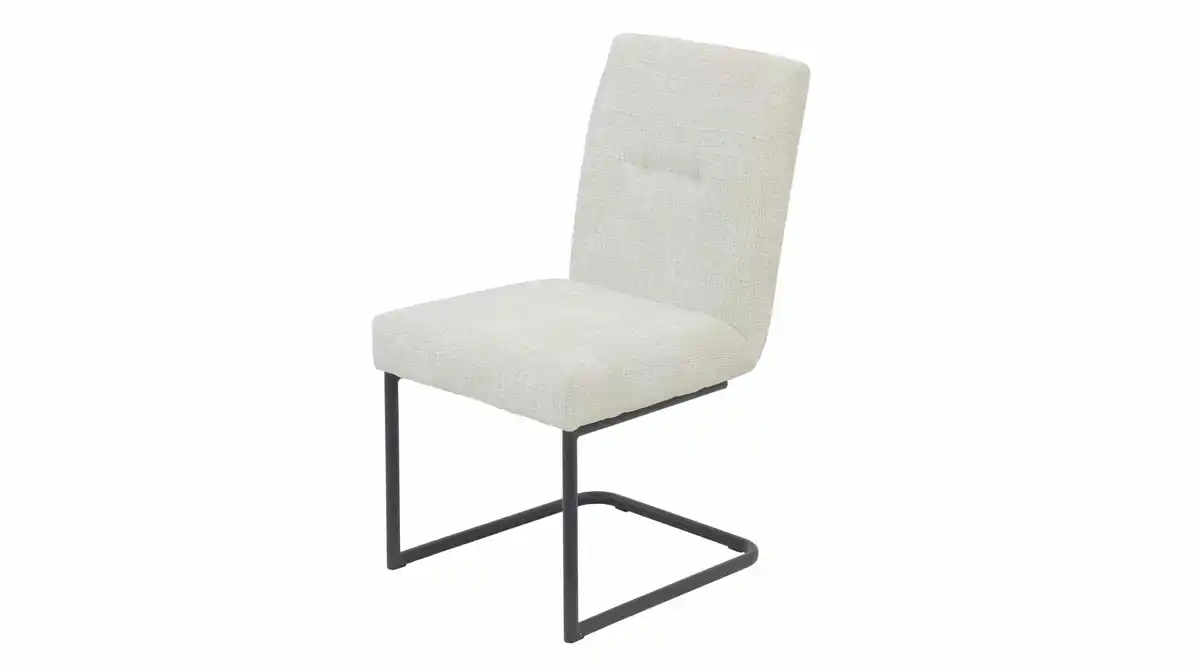 Bild 1 von Schwingstuhl grau Freischwinger Webstoff - CLEO