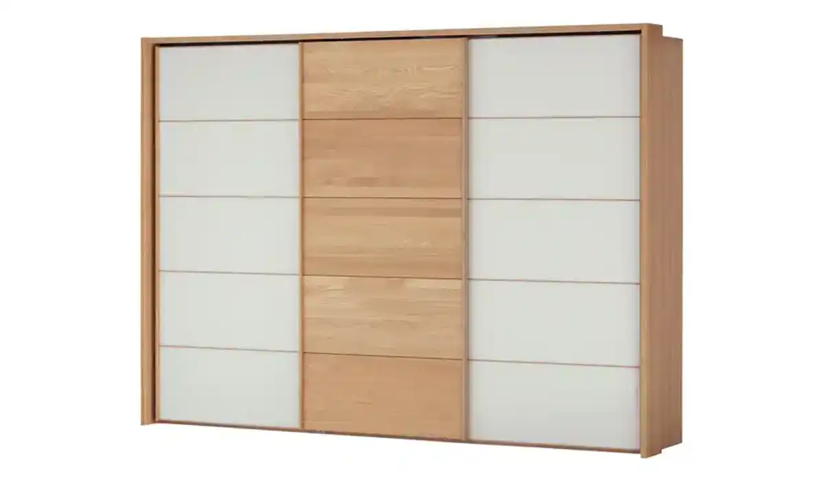 Bild 1 von Woodford Schwebetürenschrank  3-türig teilmassiv Kyran ¦ Maße (cm): B: 250 H: 217 T: 67.0 Schränke > Kleiderschränke > Schwebetürenschränke - Möbel Kraft