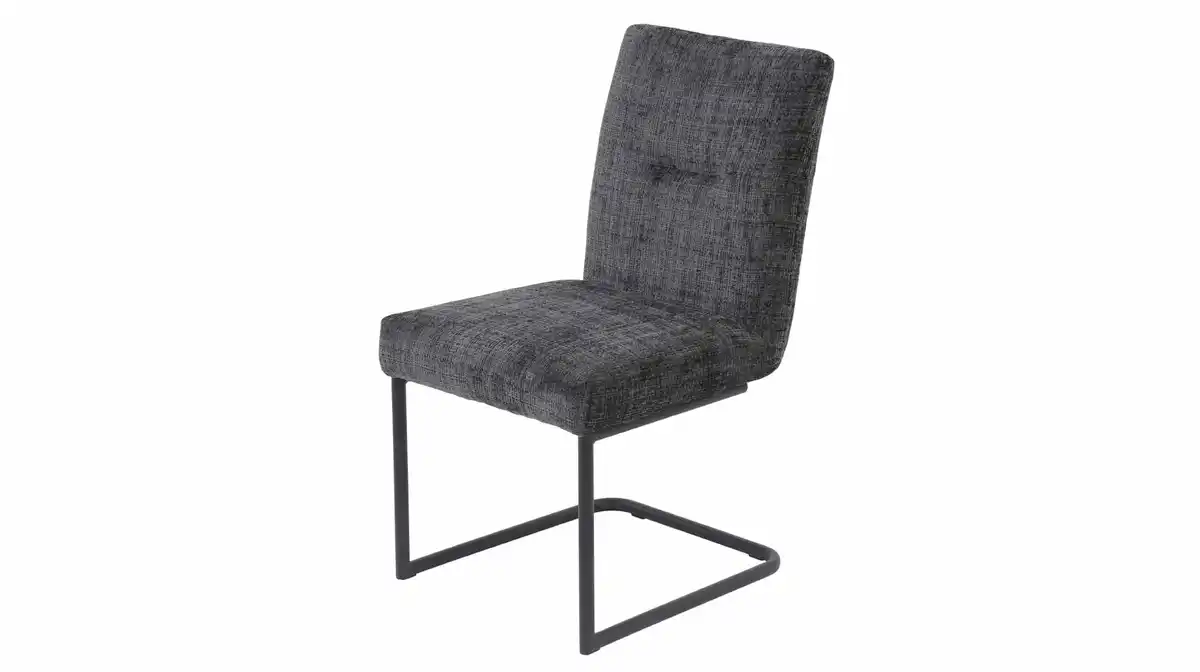 Bild 1 von Schwingstuhl anthrazit Freischwinger Webstoff - CLEO