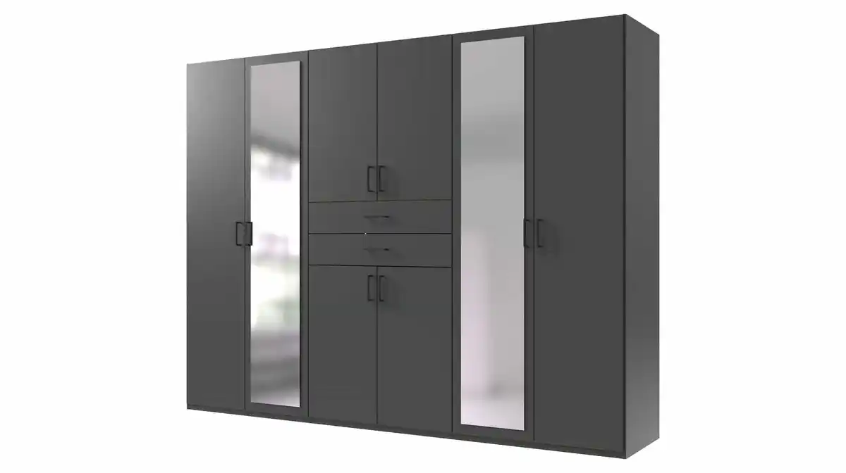 Bild 1 von Kleiderschrank mit Spiegel - graphit - 270 cm - DILLINGEN