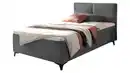 Bild 1 von Boxbett Cord grau 120 x 200 cm mit Bettkasten - ANDON