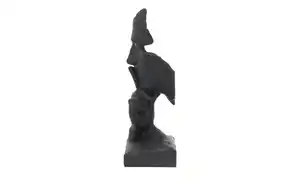 Deko Skulptur Gesicht   ¦ schwarz ¦ Polyresin (Kunstharz) ¦ Maße (cm): B: 13,2 H: 31,2 T: 11.0 Dekoration > Dekoartikel - Möbel Kraft