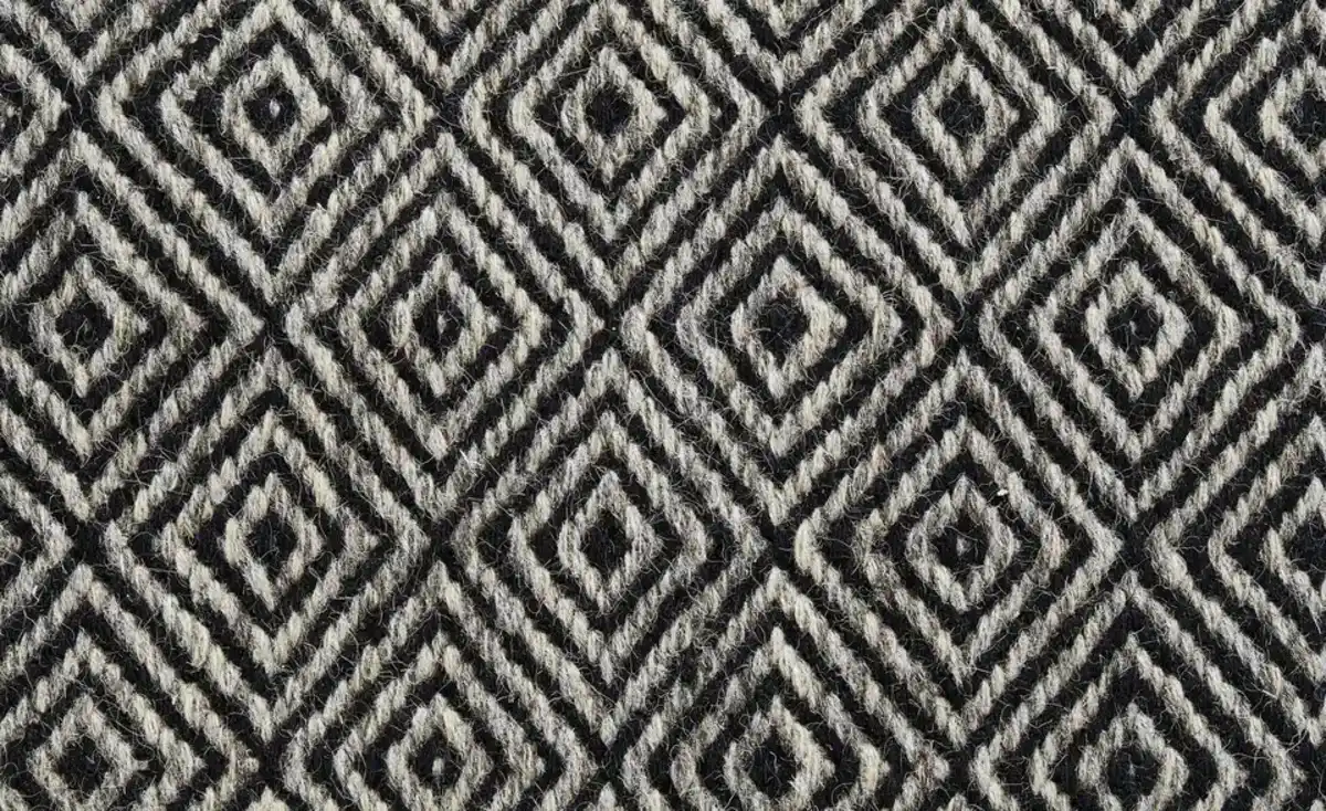 Bild 2 von Naturteppich   ¦ schwarz ¦ Wolle ¦ Maße (cm): B: 80 Sale > Haushalt Sale - Möbel Kraft