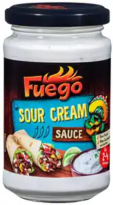 FUEGO Sour-Cream-Sauce, 200-ml-Glas