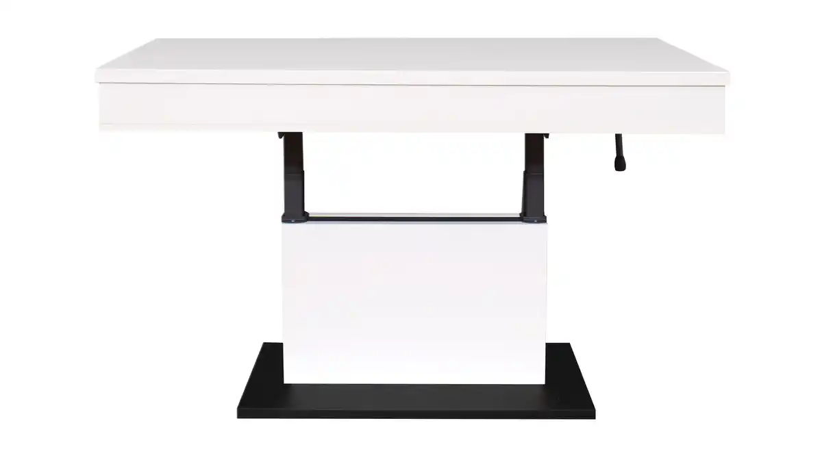 Bild 1 von Couchtisch höhenverstellbar weiß 110 x 60 cm - LIFT