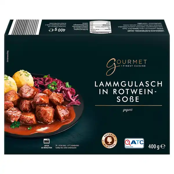 Bild 1 von GOURMET FINEST CUISINE Lamm-Gulasch in Rotweinsauce