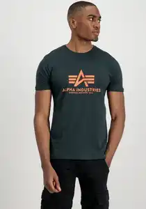 Alpha Industries T-Shirt Basic T-Shirt, Grün