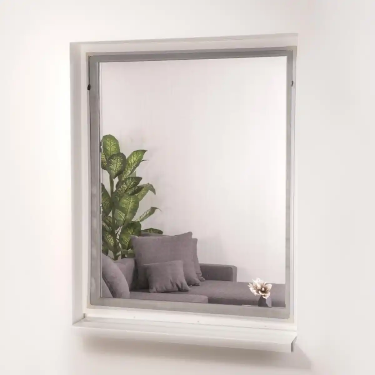 Bild 1 von Magnet- Moskitonetz Fliegengitter EASY 130x150cm weiß