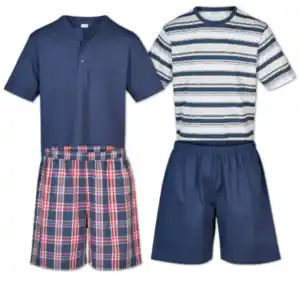 TRUE STYLE Herren-Shorty-Pyjama*