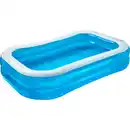 Bild 1 von Swimming Pool Family 262x175x51cm rechteckig blau/weiss Planschbecken