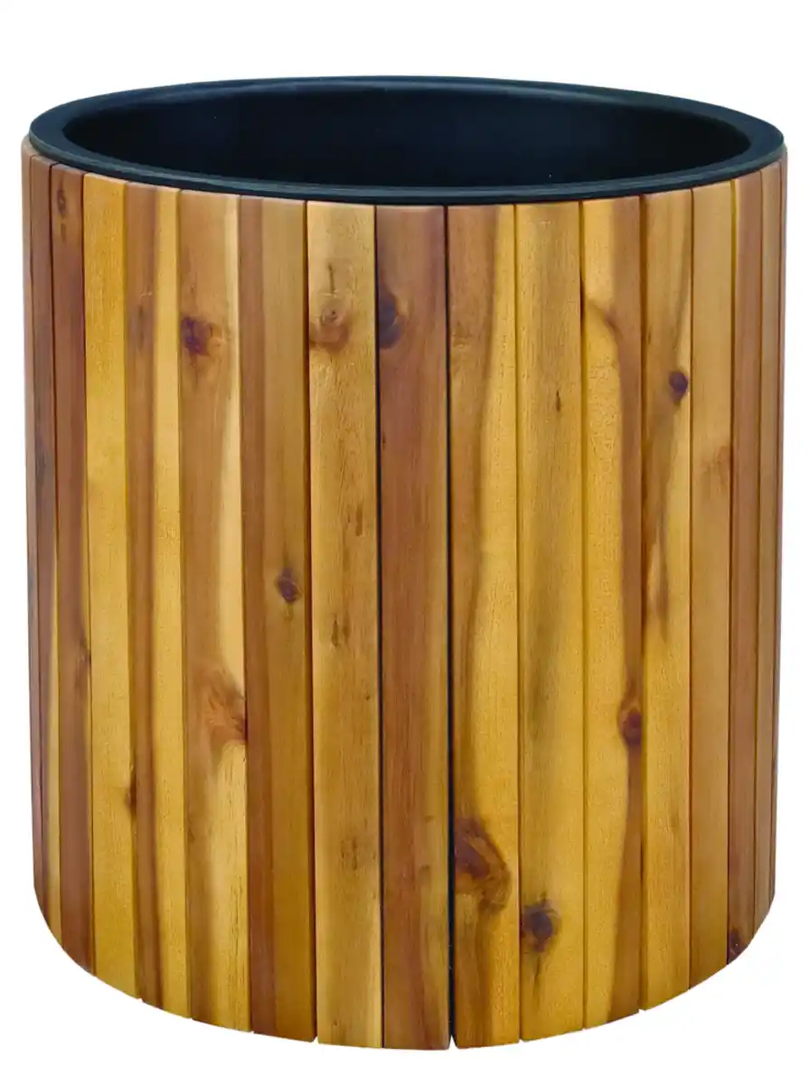 Bild 1 von Pflanzkasten,Pflanztopf, Blumentopf,Blumenkasten, Blumenkübel 34 x 37,5cm FSC braun