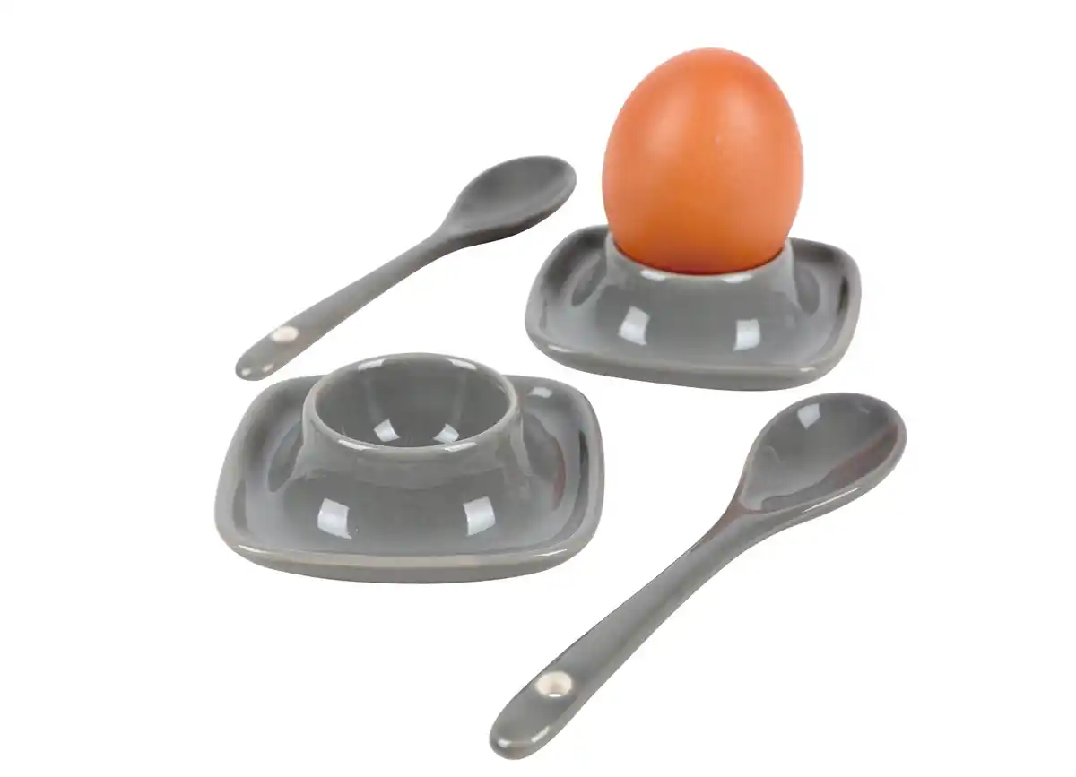 Bild 1 von Keramik-Eierbecher mit 2 Löffel