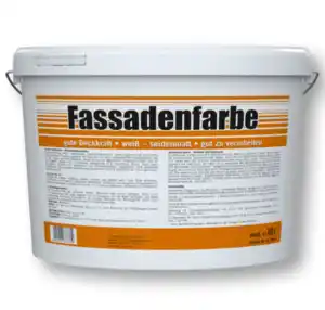 Fassadenfarbe weiß