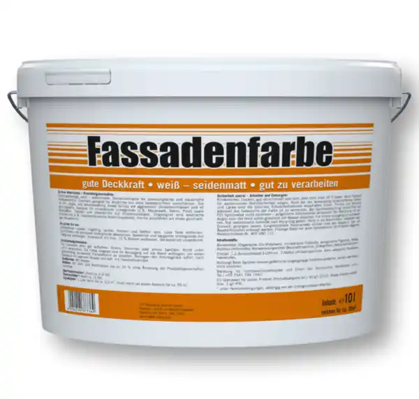 Bild 1 von Fassadenfarbe weiß