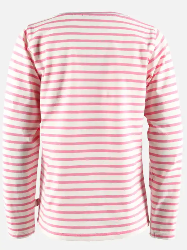Bild 2 von Mädchen Langarmshirt mit Pferdeapplikation Pink