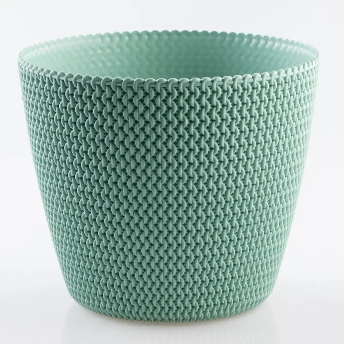 Bild 1 von Blumentopf in Strickoptik, ca. 11,5 Liter - Grün