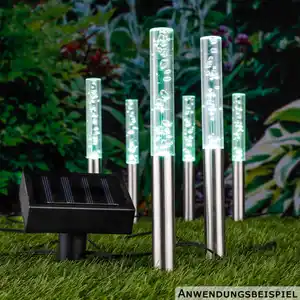 LED-Solarleuchten ''Bubbles'' 6er Set