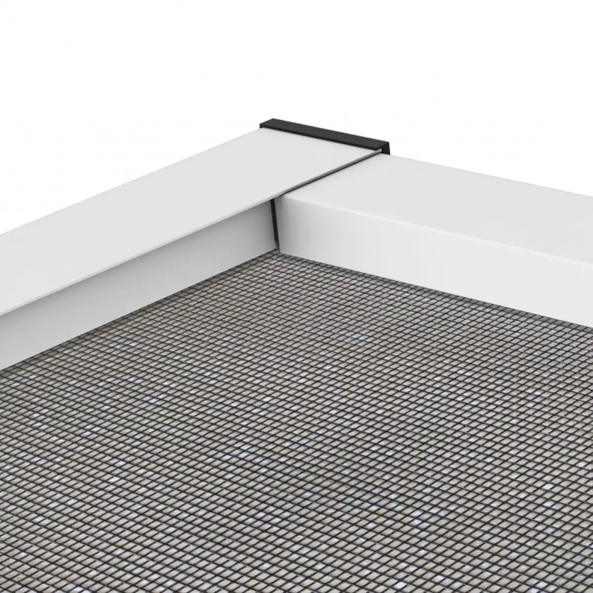 Bild 2 von Aluminium Fliegengitterbausatz für Fenster SLIM, 130x150cm Braun