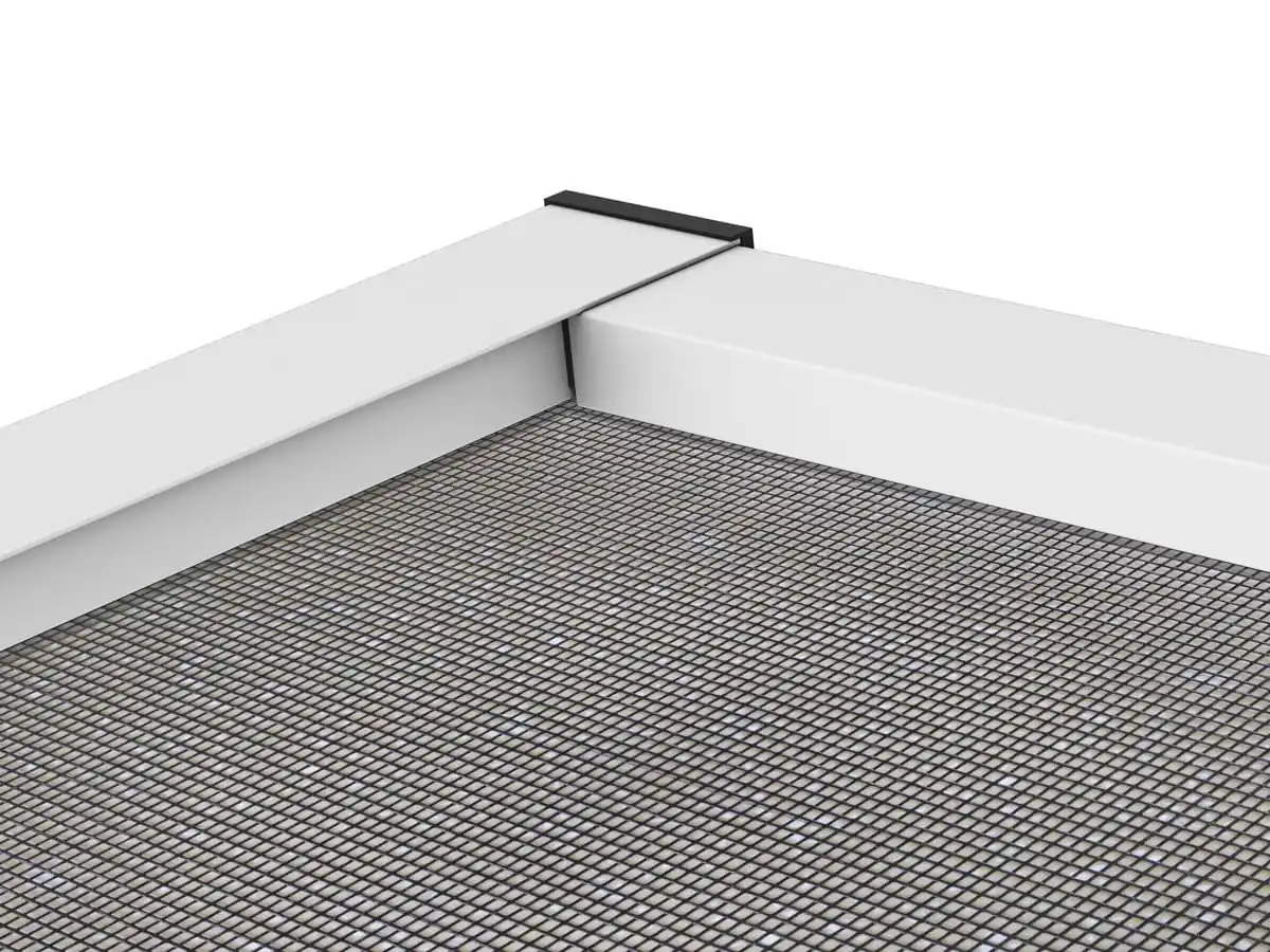 Bild 4 von Powertec XXL Aluminium Fliegengitter Türbausatz SLIMPLUS, ca. 120 x 240 cm, Weiß