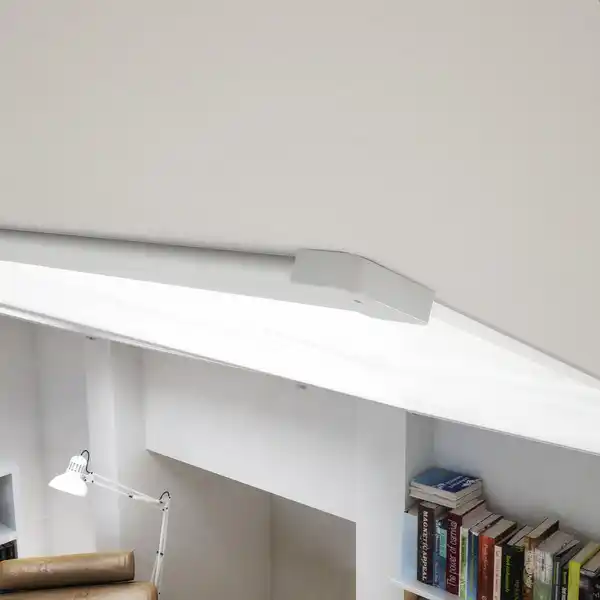 Bild 4 von Dachfenster Fliegengitter Raffrollo 110x160cm weiß