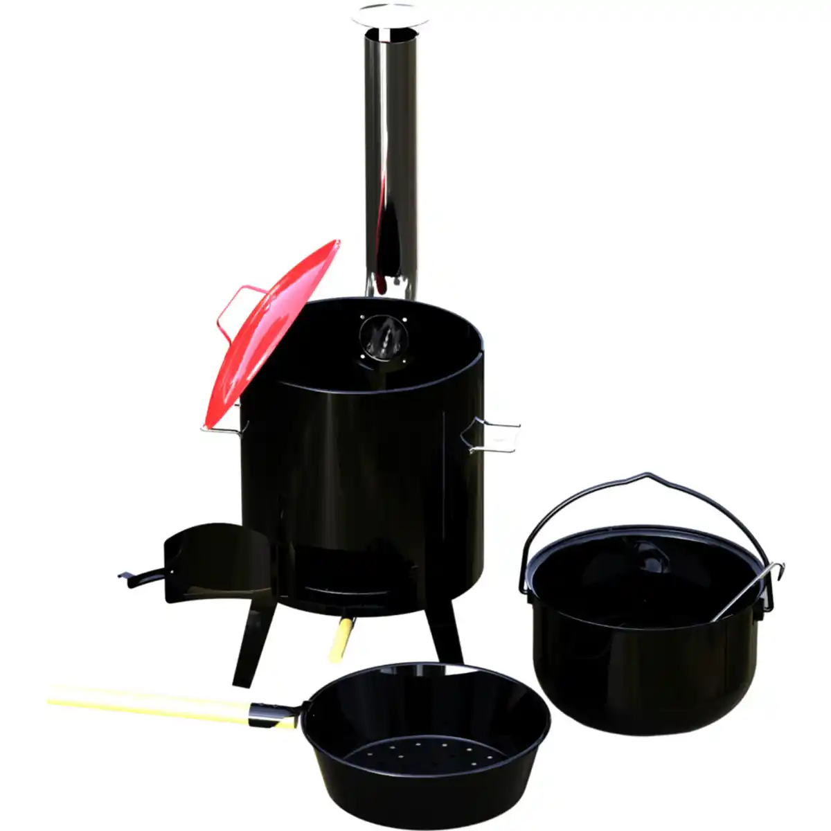 Bild 1 von Gulaschkanone inklusive Maronenpfanne