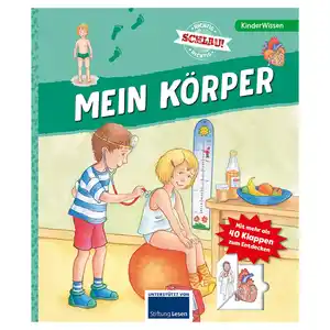 Wissensbuch mit Klappen und Taschenlampen