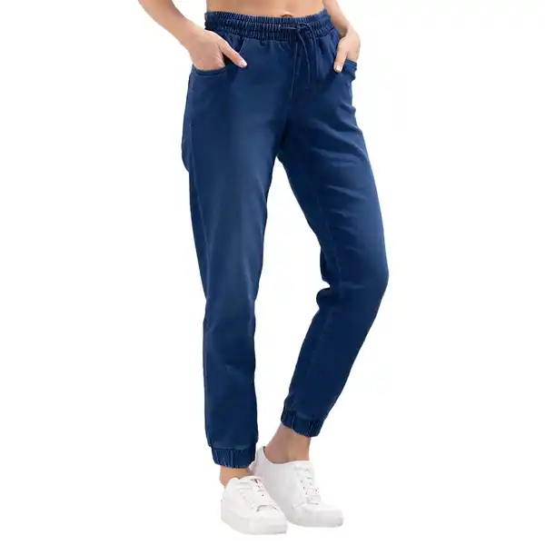 Bild 1 von Sweat Denim Jogg-Jeans für Damen