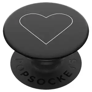 POPSOCKETS Popgrip, Gen. 2, white Heart black 