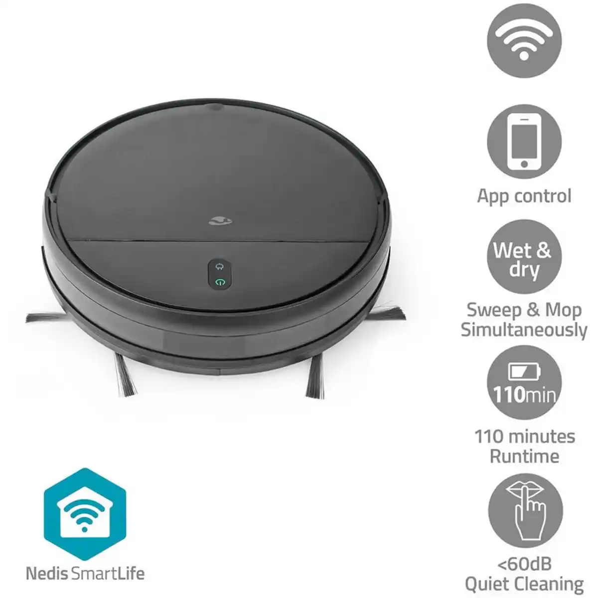 Bild 1 von Nedis SmartLife Roboter-Staubsauger