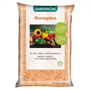 GARDENLINE Pasteurisierte Hornspäne 2,5 kg