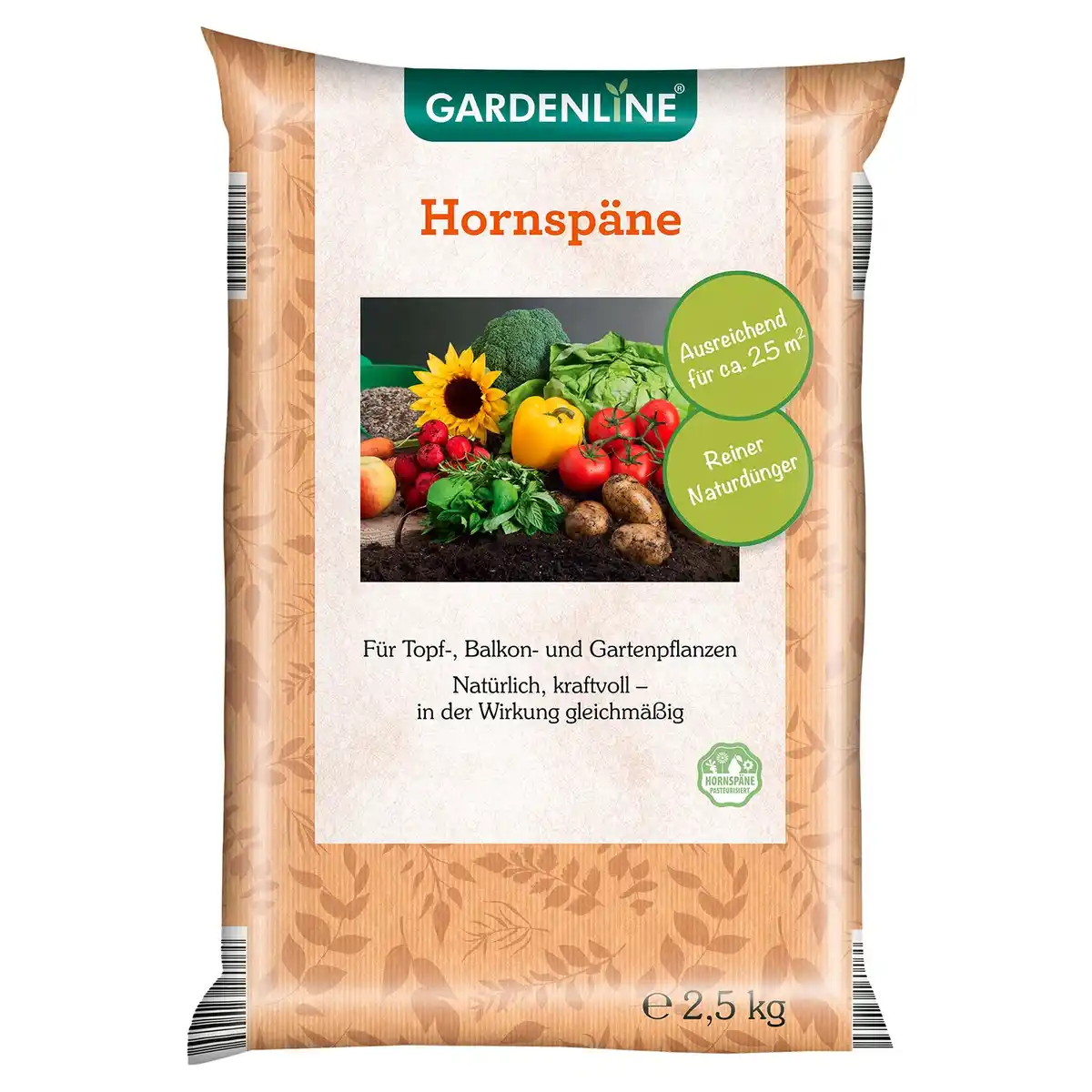 Bild 1 von GARDENLINE Pasteurisierte Hornspäne 2,5 kg