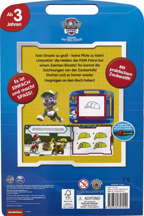 Bild 2 von IDEENWELT Zaubertafel-Buch Paw Patrol