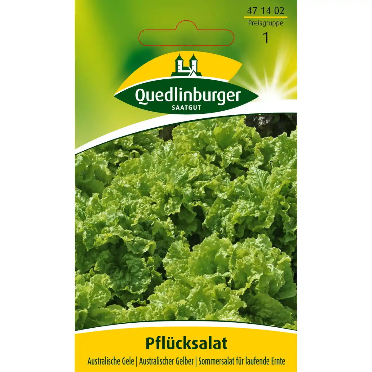 Bild 1 von Quedlinburger Pfuecksalat 'Australische Gele'