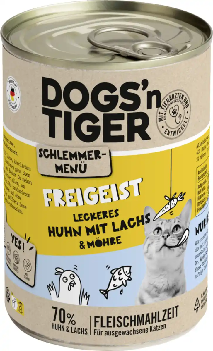 Bild 1 von Dogs'n Tiger Freigeist Huhn mit Lachs, 400 g