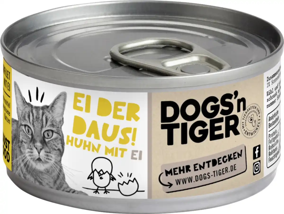 Bild 1 von Dogs'n Tiger Ei der Daus Huhn mit Ei, 70 g
